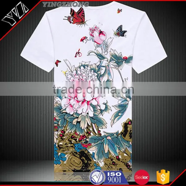 New Arrive Style Cheap Fashion Heavy Weight 100%cotton Big Brother Collar Tshirt Design for Men photo-3