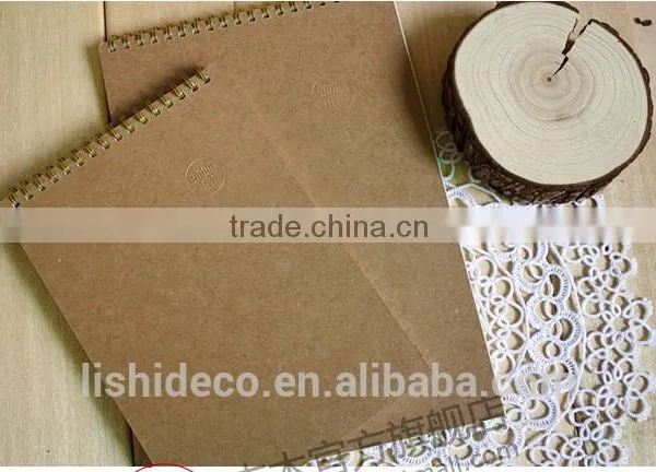 Spiral Pocket Kraft Paper Notebook Folders photo-2