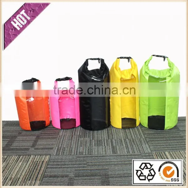 New Design Waterproof Dry Bag With Transparent Window Very Light 190T Polyester Waterproof Bag photo-6