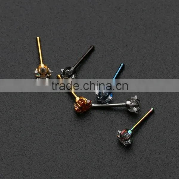 Slave Nose Rings Wholesale Gem Paved Body Jewelry Nose Bone photo-2