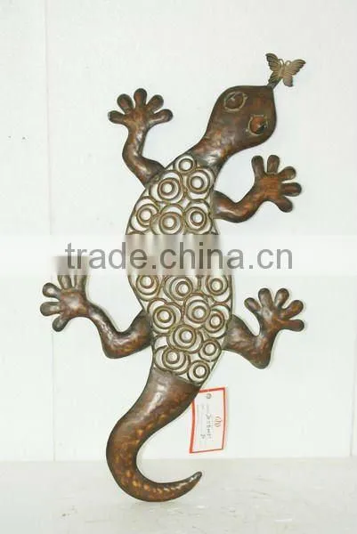 Decorative Gecko Metal Wall Decor