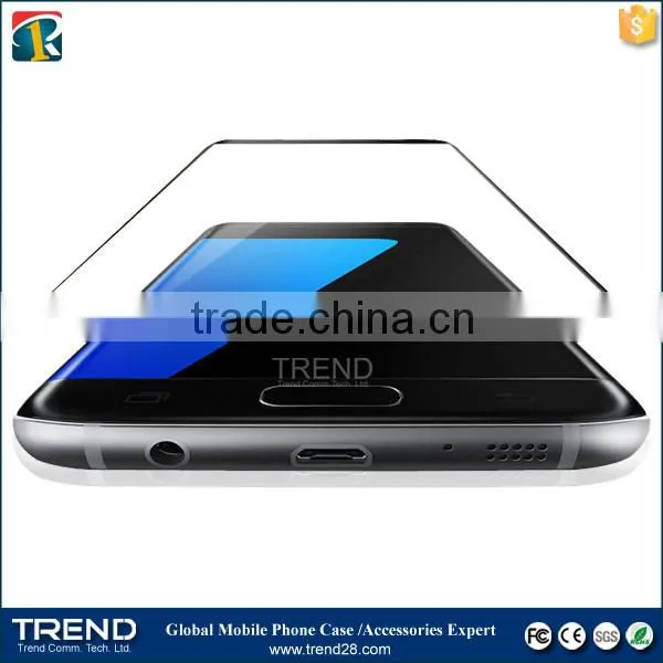 China Wholesale Curved Tempered Glass Screen Protector for Samsung Galaxy s7 Edge photo-5
