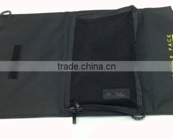 Singapore, 7W Foldable Solar Panel Integrated With Fabric Bag, Workable as Portable Solar Charger Kit for Mobile, Camera Etc