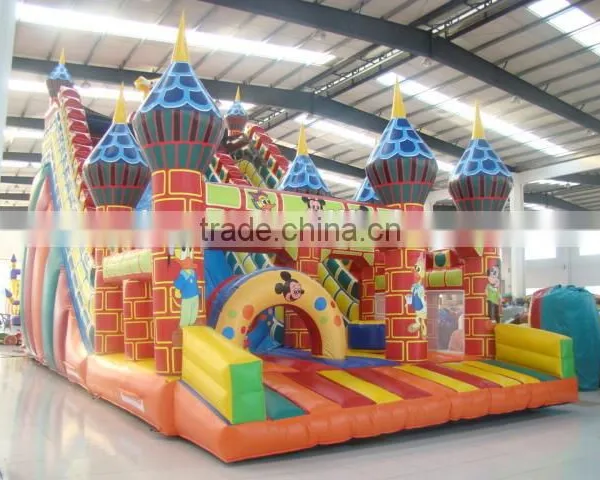 2016 Popular Outdoor Inflatable Slide Bouncer Small Obstacle Slide photo-3