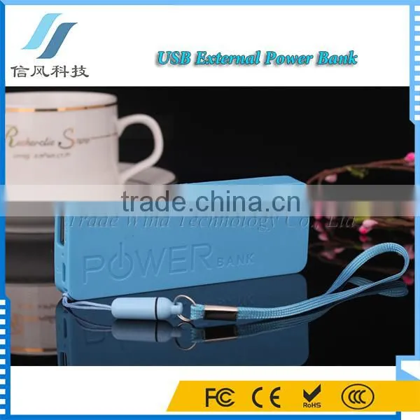 Portable 5600mAh USB External Power Bank Blue photo-3