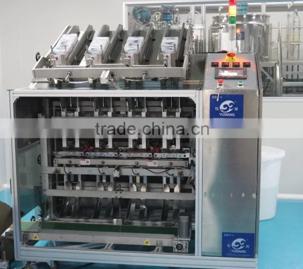 Full-automatic Facial Mask Plastic Bag Filling Sealing Machine photo-5