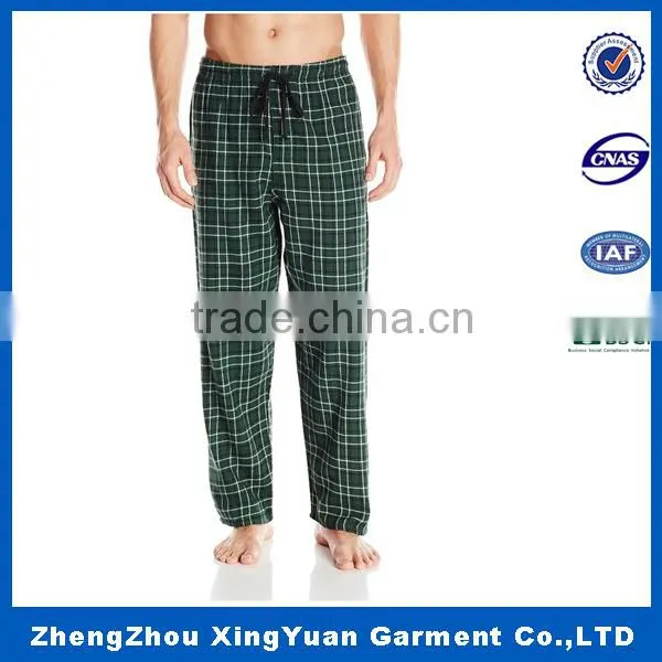 New Arrival Mens Cotton Pajama Top & Plaid Cotton Mens Pajama photo-3