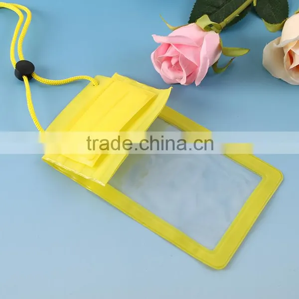 2016 New Fashionable Colorful Funky Design Cheap Mobile Phone Silicone Waterproof Bag photo-2