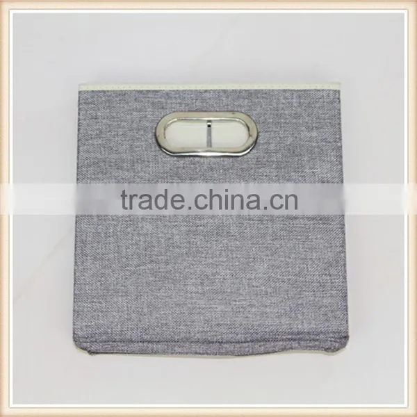 Linen Type Cloth Storage Box Without Lid photo-4