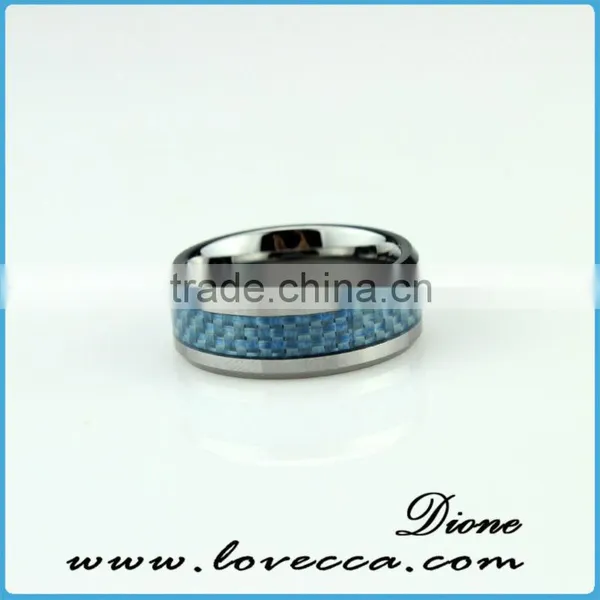 Top Quality Custom Men Stainless Steel Inlay Carbon photo-3