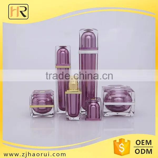 China Factory Direct Supply Acrylic Jar Luxury Plastic Packaging Containers