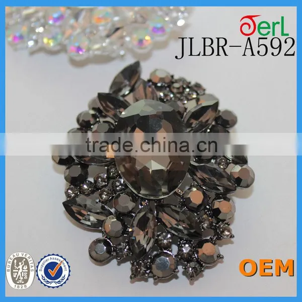 Fashion Jewelry Bulk Rhinestone Vintage Brooches photo-4