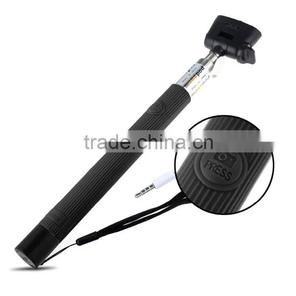 Manufacturer Price Colorful Selfie Stick With Cable for Travel Mini Wired Handheld Monopod Cable Take Pole Selfie Stick Z07-5S photo-2