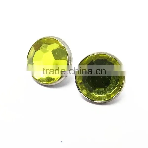 Ladys Handbags Metal Crystal Rivets photo-5
