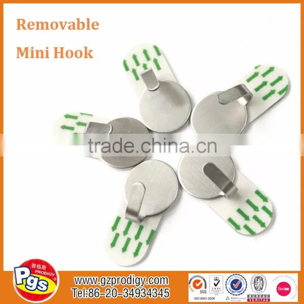 Adhesive Wall Hook/small Metal Hanger photo-3