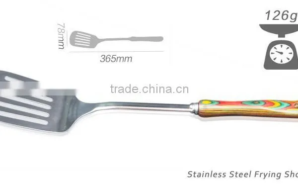 2015 Color Printing Wooden Handle Stainless Steel Kitchenware/ Kitchen Tools/Household Cooking Ware 7PCS/SET S02 photo-2