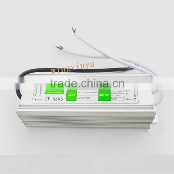 Output dc 24v 110-260V Input Voltage 120watt IP67 Waterproof Electronic Led Driver photo-3