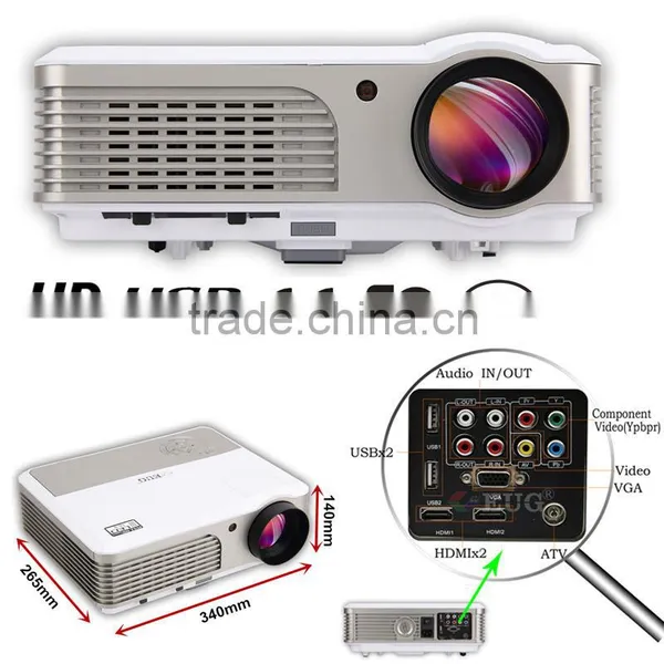 EUG 2600Lumens for Home Entertainment Digital Cinema Projector photo-4