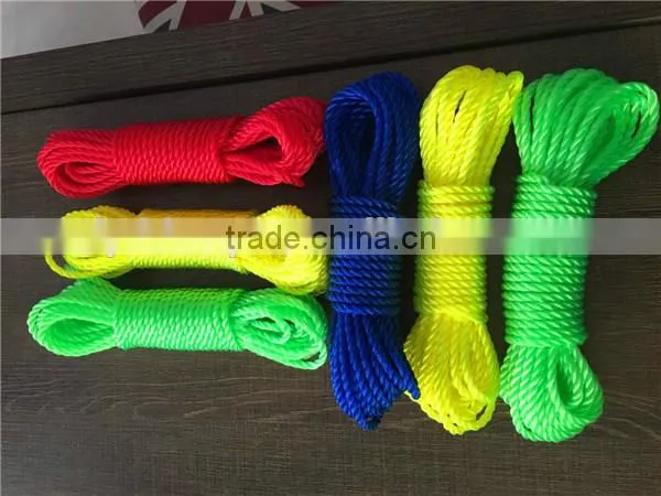 Good Quality 3mm 8mm 12mm Nylon Rope Plastic Braided Color Rope Made In Linyi photo-5