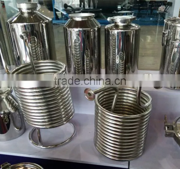 304 316L Stainless Steel HERMS COIL / Stainless Steel Heat Exchange Vessel for the HERMS Coil