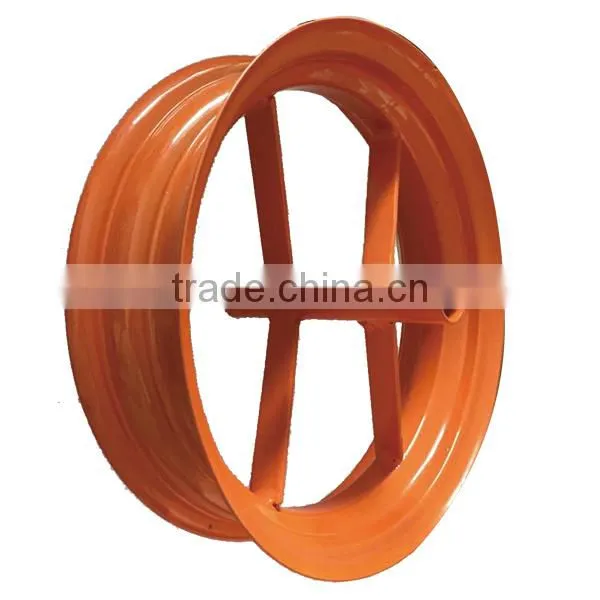 Standard Wheelbarrow Steel Zinc and Plastic Rim 4.00-8 photo-3