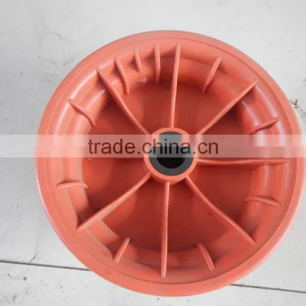 16 Inch Pneumatic Wheel 4.00-8 Plasric Wheel Rim photo-3