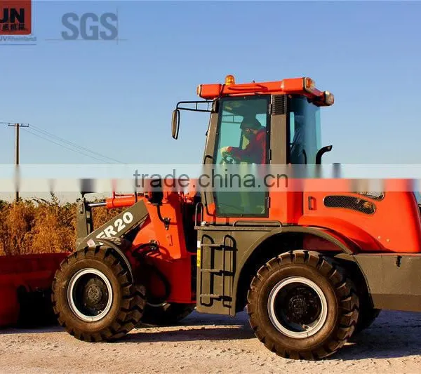 Qingdao Everun ER20 Compact Wheel Loader,Cheap Farm Tractor With Adjustable Steering Wheel photo-2