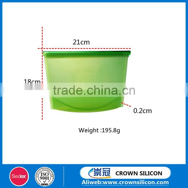 Multifunction Cookware Silicone Fresh Keeping Bag,Silicone Food Storage Bag photo-4