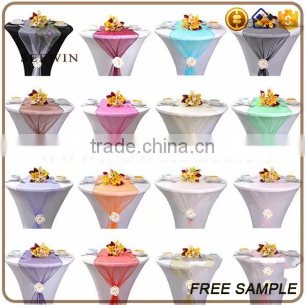 High Quality Discount Modern Elegant Organza Fabric Table Dresser Runners photo-6