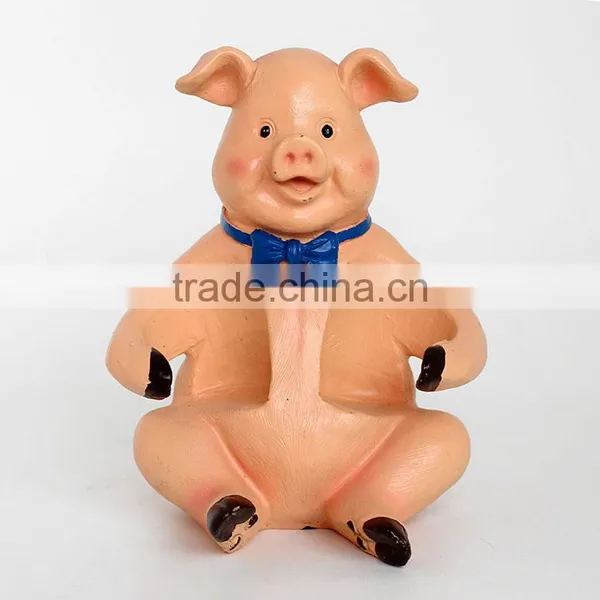 Bar Hotel Table Decor Resin Peppa Pig Sculpture photo-2