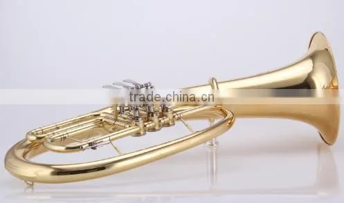 Rotary Pistion Bb Key Baritone Horn With Carrying Case photo-4