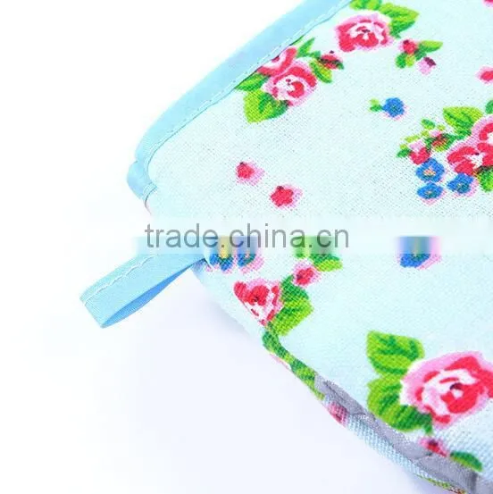 Short Style Heat Resistant Microwave Oven Gloves Cotton Oven Mitt Wholesale photo-5