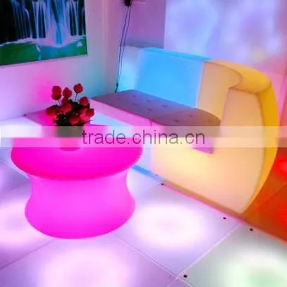 Beautiful Lighting Modern Plastic LED Sofa & Table With 16 Colors Change by Remote photo-6