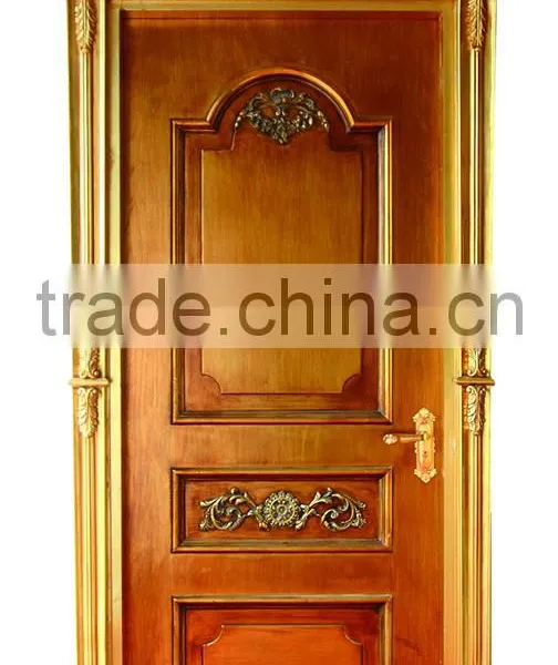 Luxury Handcarved Internal Single Door Made of Oak BF11-0512c photo-4