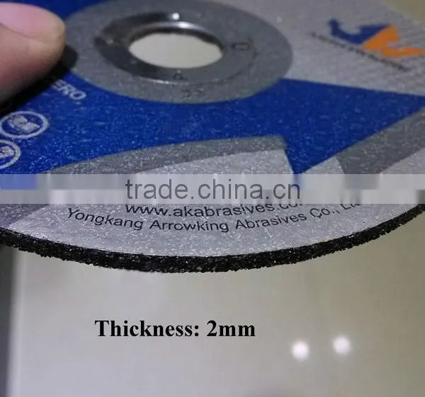 5" 125x2x22.2mm Flat Resin Bonded Reforced Cutting Wheel for Metal photo-3