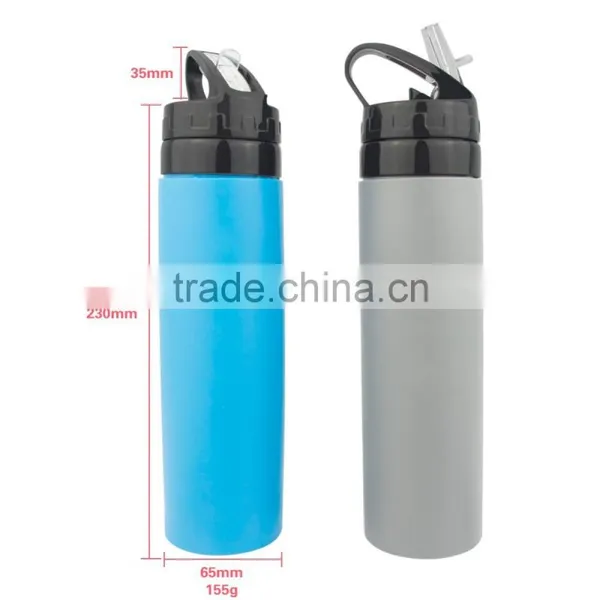 2017 New Foldable Silicone Travel Kettle Collapsible Sports Water Bottle Bicycle Water Bottle photo-5