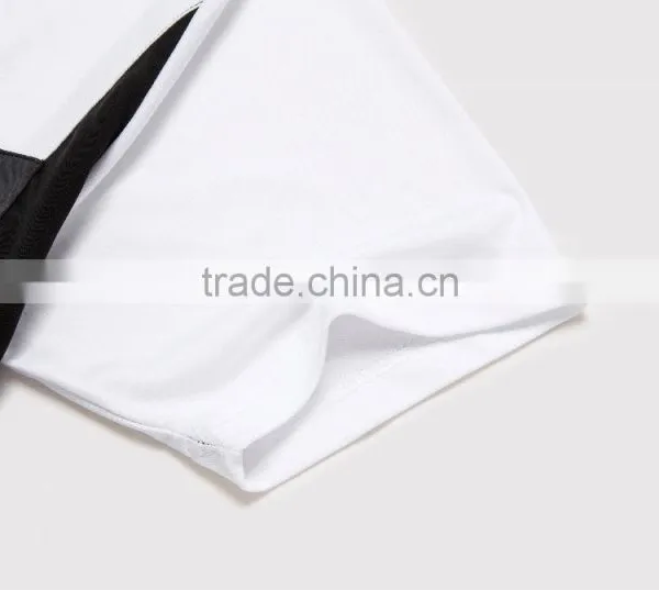 2016 Simple O-neck 100%polyester Men's Short Sleeve t Shirt photo-3