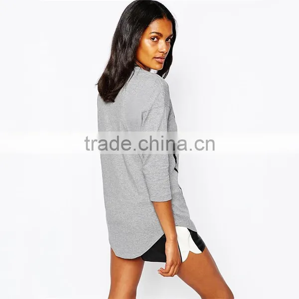 Just do it Printing Womens Long Sleeve Sports t Shirts photo-2