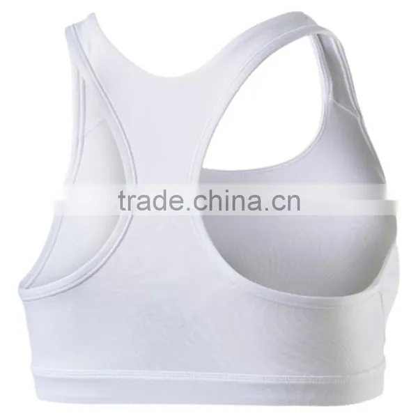 Wholesale Women Sexy Custom Blank Plain Fashionable Sports Training Bra Top photo-6