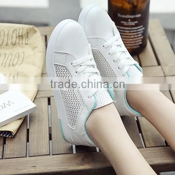 Zm35610a Wholesale Factory Women pu Footwear Fashion Sport Shoes photo-4