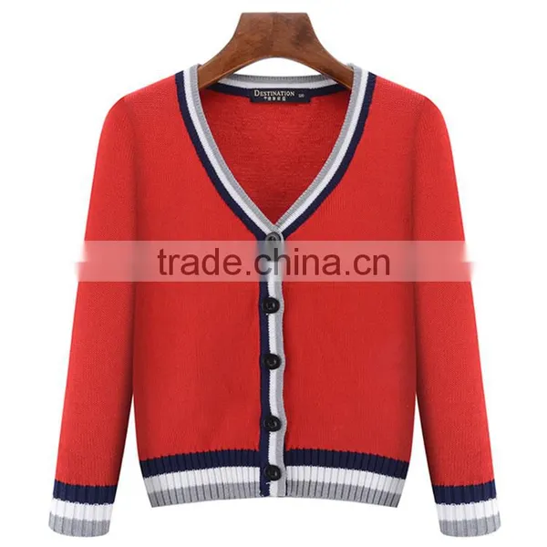 Manufacturer Custom Made Knit School Wear Primary School Uniforms Sweater photo-5