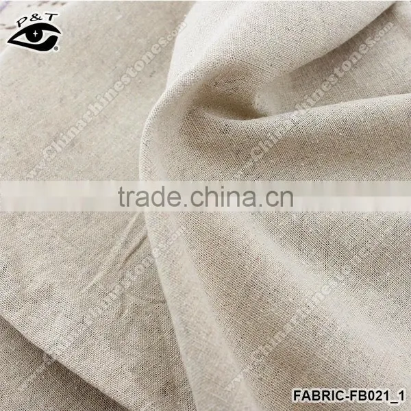 Casual Franch Letter Printed Zakka Fabric Linen&Cotton Fabric Household DIY Patchwork Textile photo-4