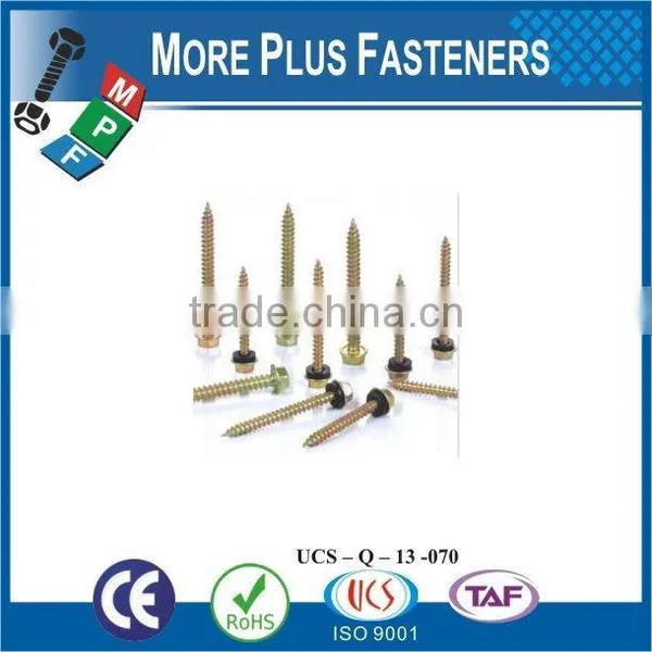 Made in Taiwan Carbon Steel Wafer Head Self Drilling Screw TEK Screw for Roofing Screw photo-6