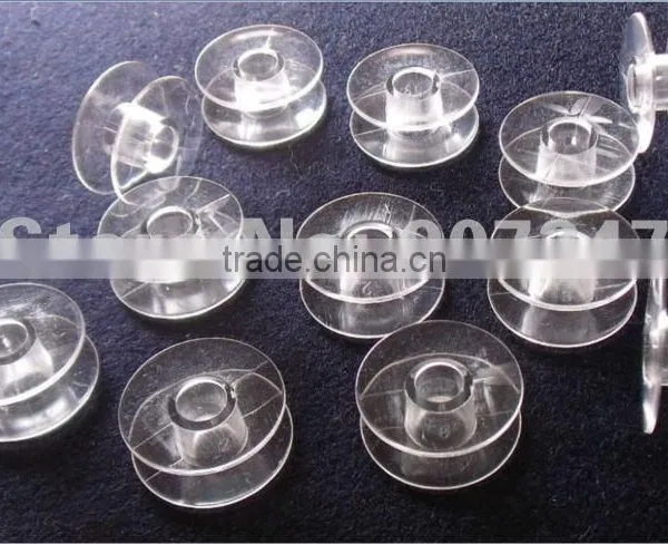 New Clear Plastic Empty Sewing Bobbins For Brother Janome Sewing Embroidery Machines , 500PCS/Bag 75d/2 , Top Deals photo-4