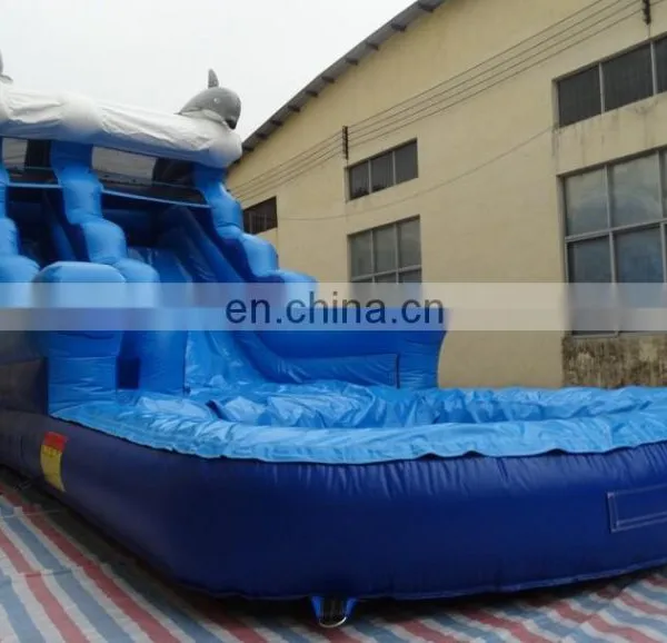 Hot Sale Dolphin Inflatable Water Slide photo-2