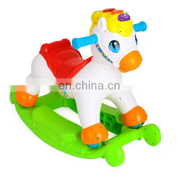 Plastic Educational Rocking Horse Electric Toy With Music photo-5
