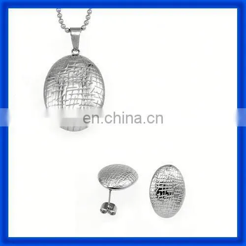 Wholesale Fashion 316l Stainless Steel Jewelry Set