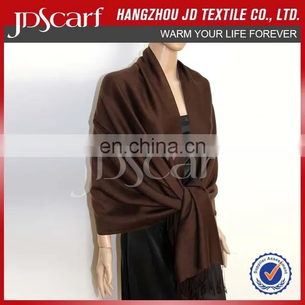 Factory Directly Winter Shawl Red Soft Pashmina Wool Pashmina photo-2
