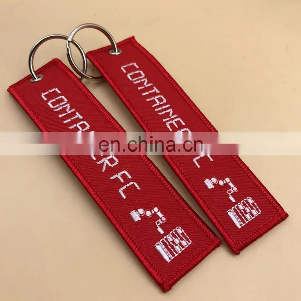 Custom Aviation Gifts Keychain Embroidery Design Key Chain photo-2