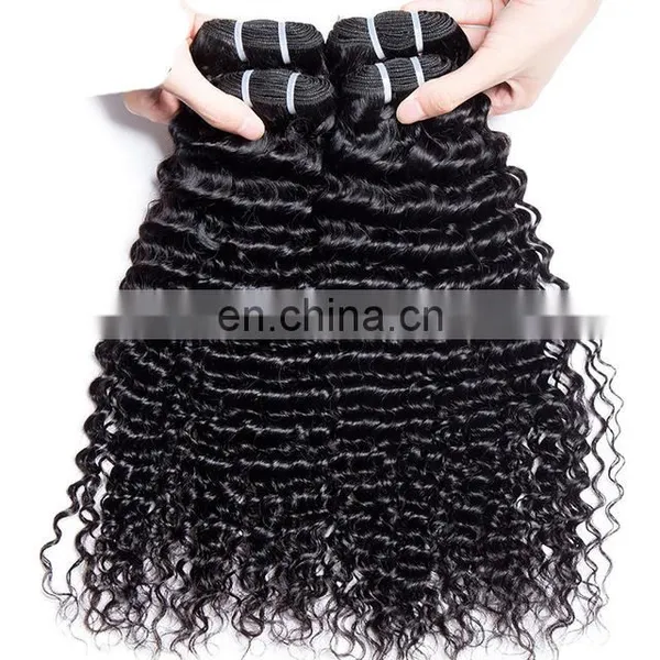 100% Remy Hair Extension Deep Wave Unprocessed Virgin Indian Hair photo-5